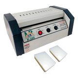 Kit Plastificadora P280 Oficio Polaseal Rg E Cpf 100un 110v