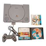 Kit Playstation 1 Japones C/ Controle Original + Jogo