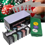 Kit Poker Completo Em Maleta Original Com 2 Baralhos