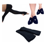 Kit Pole Dance Joelheira Soft + Ponteira + Perneira