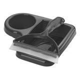 Kit Porta Detergente Bucha + Rodinho Para Pia Keita Cor Preto