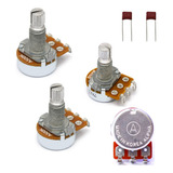 Kit Potenciometro Alpha 500k Les Paul Sg 335 Acustica