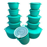 Kit Potes 10 Bowl + Jarra Cozinha Saladeira Pote Marmitas