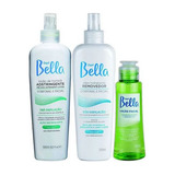 Kit Pré E Pós Depil Bella Depilação 500ml + Loção Facial 