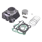 Kit Premium Com Cilindro Pistão Junta Kmp Anel Rik Fazer 250