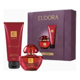 Kit Presente Eudora Perfume Rouge Eau De Parfum