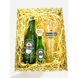 Kit Presente Heineken Personalizado Copo Chopp E Abridor