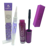 Kit Presente Oleo Cuticula Lixa Polidora E Rimel Preto