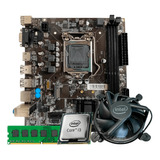 Kit Processador I3 + Placa Mae H61 1155 + 8gb Ddr3 1600mhz