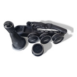 Kit Prolongador + Coifa + Bola + Difusor Ar Gol G5 G6 Prata