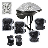 Kit Proteção Infantil Coala Com Capacete Bel.skt/patins/bike