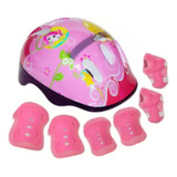 Kit Proteção Infantil Skate Bike Patins Patinete Rosa