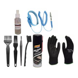 Kit Proteção Limpeza Anti Estática Pincel Escova Pulseira 