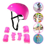 Kit Proteção Patins Bicicleta Skate Bike Feminino Até 13 Ano