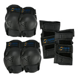 Kit Proteção Sem Capacete Skate / Bike / Patins - Juvenil