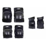 Kit Protecao Skate/moto/bike/roller Belfix Pto Infantil/juve