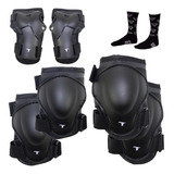 Kit Protetor Infanto Juvenil Preto - Dy 144 + Brinde