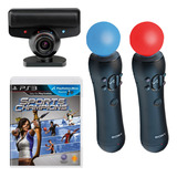 Kit Ps Move P/ Playstation + Jogo + Garantia