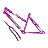 Kit Quadro Bicicleta Aro24 Ultra Bikes Feminina 13 Cores Cor Lilás