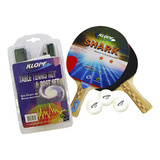 Kit Raquetes E Bolinhas 5055 + Rede Com Suporte Master 5034