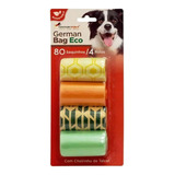 Kit Refil Cata Caca German Hart Eco Colmeia 80 Saquinhos