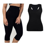 Kit Regata Nadador + Calça Corsário Suplex Poliamida