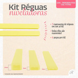 Kit Réguas Niveladoras 10mm/6mm/3mm De Altura Com 2 Peças Cd