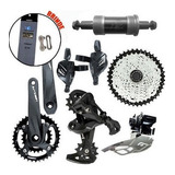 Kit Relação 2x10 Wild Coroa Dupla 38/24 175mm Cambio Cassete