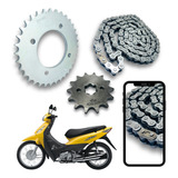 Kit Relação Biz 125 2009 2010 2011 2012 2013 Aço 1045