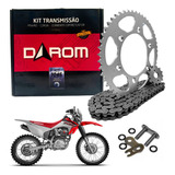 Kit Relação Crf 230 Com Retentor Trilha 2007 A 2024 Aço 1045