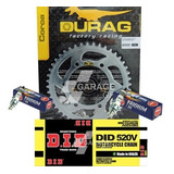 Kit Relação Durag Yamaha Mt-03 15-18 + Velas Iridium