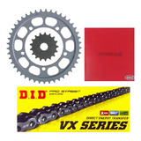 Kit Relação Gsxr750 Gsxr 750 Srad Vaz Aço 1045 0012 Did 525