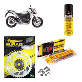 Kit Relação Honda Cb 500x-d,e C Retentor 2015 Durag Did Novo