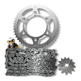 Kit Relação Honda Crf 230 2006 Á 2020 Aço 1045 S/retentor