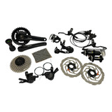 Kit Relação Shimano Alivio M3100 2x9v 18v Completo C/ Freio