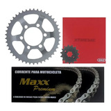 Kit Relação Tdm 225 Xt 225 Aço 1045 Transmissão Xt225 Tdm225