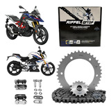 Kit Relação Transmissão G310 R/gs Com Retentor Aço 1045