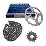 Kit Relação Transmissão Nakata Sundown Hunter 125 2003-2008