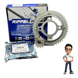 Kit Relação Transmissão Riffel Sundown Web 100 Titanium