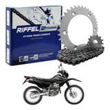 Kit Relação Transmissão Xr 250 Tornado 2001 À 2008 Aço 1045