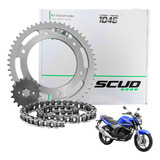 Kit Relação Transmissão Yamaha Fazer 250 2005 Até 2017 Scud