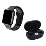 Kit Relógio Inteligente Compátivel Samsung iPhone + Fone 5.0