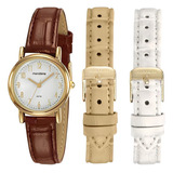 Kit Relógio Mondaine Feminino Troca Pulseiras 83485lpmkdh2