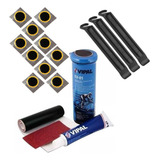 Kit Remendo Reparo Câmara De Ar Bicicleta Vipal + Espátulas