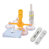 Kit Reparador De Para-brisa Trincado Vidros Resina Luz Uv