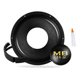 Kit Reparo Alto Falante Eros E12 Mb 2.2k 1100w Rms 8 Ohms Cor Preto