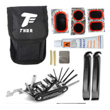 Kit Reparo Bike Ferramentas Chaves+remendo Para Pneu -c/nfe