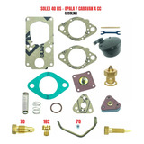 Kit Reparo Carburador 40 Eis Opala Caravan 4cc Solex Brosol