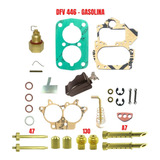 Kit Reparo Carburador Dfv 446 Opala Caravan Gasolina Alcool
