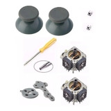 Kit Reparo Completo Para Controle Xbox 360 Botões Cinza